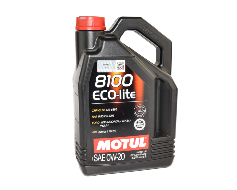 Моторна олива Motul 8100 ECO-lite 0W-20, 4 літри