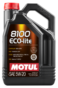 Моторна олива MOTUL 8100 Eco-lite 5W-20, 5 літрів