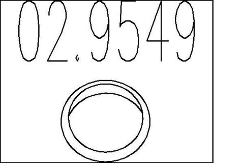 Монтажне кільце вихлопної системи (D (внутр.) - 56,4 мм; D (наружн.) - 72,2 мм; Висота - 16 мм) Монтажне кільце вихлопної системи (D (внутр.) - 56,4 мм; D (наружн.) - 72,2 мм; Висота - 16 мм)