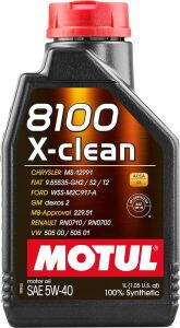 Моторна олива MOTUL 8100 X-clean 8100 5W-40, 1 літр