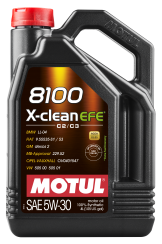 Моторна олива MOTUL 8100 X-clean EFE 5W-30, 4 літри