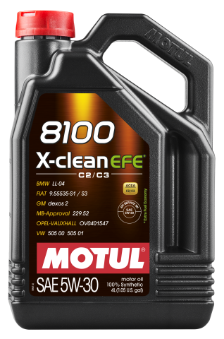 Моторна олива MOTUL 8100 X-clean EFE 5W-30, 4 літри