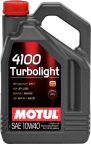 Моторна олива Motul 4100 Turbolight 10W-40, 4 літри