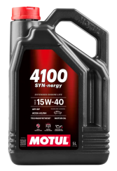 Моторное масло MOTUL 4100 Syn-nergy 15W-40, 4 литра