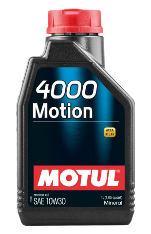Моторна олива MOTUL 4000 Motion 10W-30, 1 літр Моторна олива MOTUL 4000 Motion 10W-30, 1 літр
