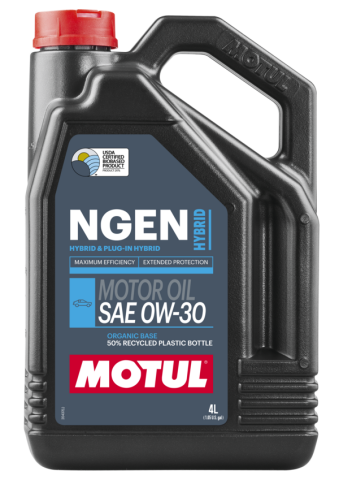 Моторна олива MOTUL NGEN Hybrid 0W-30, 4 літри
