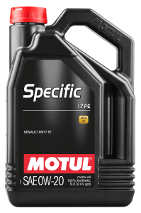 Моторна олива MOTUL Specific 17 FE 0W-20, 5 літрів