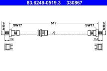 Шланг гальмівний