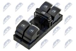 Переключатель стеклоподъемника | VW GOLF VI 2008-,GOLF PLUS 2005-,PASSAT B7 2010-,GOLF V 2005-/ХРОМОВАНА/