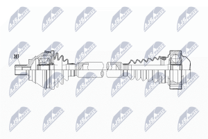 ПІВВІСЬ | VW/AUDI/SKODA/SEAT ENG.1.8TFSI PASSAT 07-14, GOLF VI 08-, CC 11-16, CADDY 1.2TSI,1.6/1,9TDI 04-, OCTAVIA II 04-, SUPERB II 08-, A3 06-, ALTEA 05-, LEON 05- /ЛІВ,MTM/