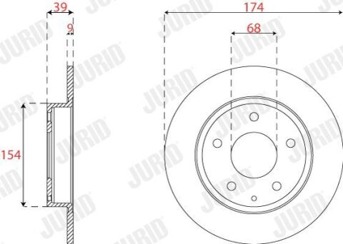 Диск гальм.