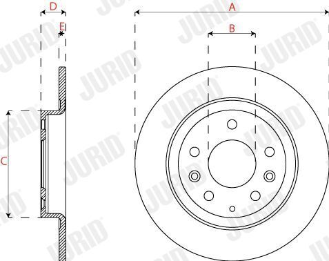 Диск тормоза.
