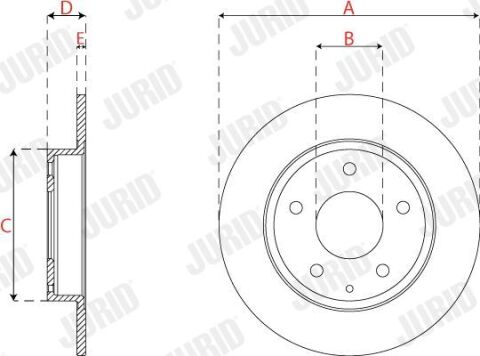 Диск гальм.