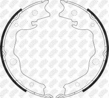 Колодки гальмівні барабанні
