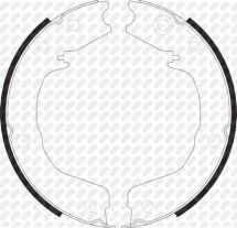 Колодки гальмівні барабанні