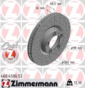 Диск тормозной SPORT Z левый