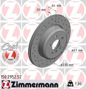 Диск тормозной SPORT Z левый
