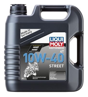 Моторна олива Liqui Moly НС-СИНТЕТИЧНА MOTORBIKE 4T 10W-40 STREET 4Л Моторна олива Liqui Moly НС-СИНТЕТИЧНА MOTORBIKE 4T 10W-40 STREET 4Л
