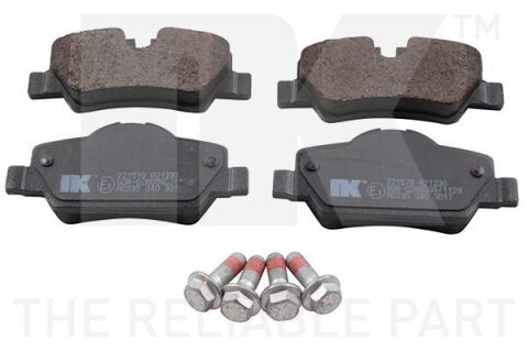 Гальмівні дискові колодки, комплект