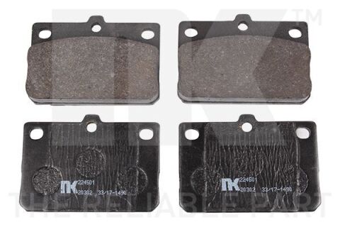 Гальмівні дискові колодки, комплект