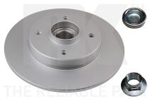 Диск тормозной невентилируемый