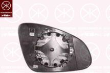 скло дзеркала, дзеркало заднього огляду, випукле