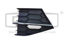 Решiтка бампера ліва з хром накладкою