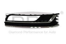 Рама для протитуманной фари (черний/хром) права