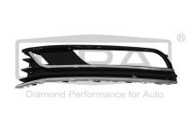 Рамка для протитуманної фари (чорний/хром) ліва