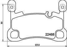 колодки гальмівні дискові, к-кт
