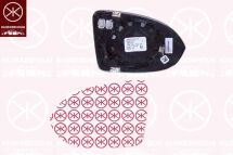 Стекло зеркала, зеркало заднего вида, левое Автоматическое ослабление ослепляющего действия, с обогревом