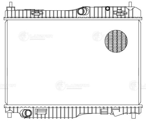 Радиатор охлаждения для а/м Ford EcoSport (13-) 1.