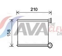Теплообмінник, система опалення салону Теплообмінник, система опалення салону