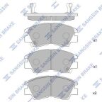 Тормозные колодки (передние) Mitsubishi L200/L300 83- (Sumitomo)