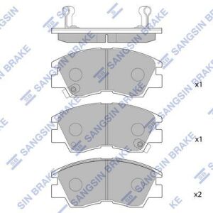 Тормозные колодки (передние) Mitsubishi L200/L300 83- (Sumitomo)