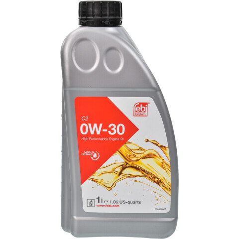 Моторна олива FEBI BILSTEIN High Performance C2 0W-30, 1 літр Моторна олива FEBI BILSTEIN High Performance C2 0W-30, 1 літр