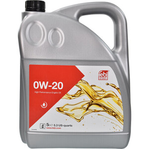 Моторна олива FEBI BILSTEIN High Performance 0W-20, 5 літрів