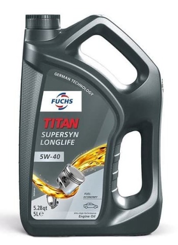Моторна олива FUCHS Titan SuperSyn LongLife 5W-40, 5 літрів