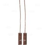 Щітки генератора (14V) Opel Combo 1.7D (кутні) = 140575