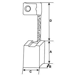 Щітки генератора (14V/28V) Renault Trucks/Scania 164C/480 (24.5x8x5) (з пружинкою) = 141239 Щітки генератора (14V/28V) Renault Trucks/Scania 164C/480 (24.5x8x5) (з пружинкою) = 141239