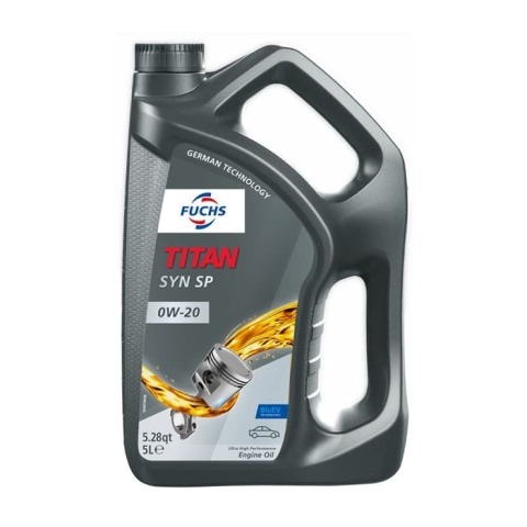 Моторна олива FUCHS TITAN Syn SP 0W-20, 5 літрів