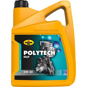 Моторна олива KROON OIL PolyTech MSP 5W-30, 5 літрів