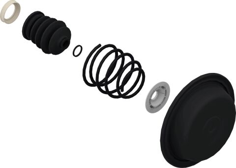 Мембрана, пневматичний гальмівний циліндр