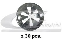 Затискач, декоративна/захисна накладка