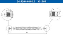 Гальмівний шланг Гальмівний шланг