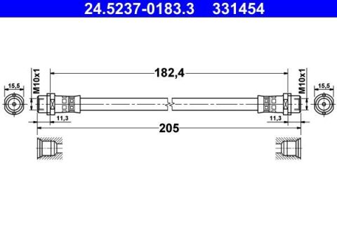 Гальмівний шланг Гальмівний шланг