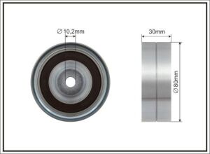 Відвідний/напрямний ролик, зубчастий ремінь