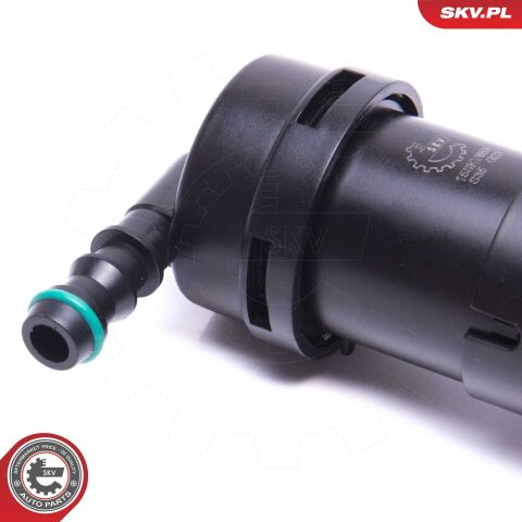 Форсунка подачі води для миття, система очищення фар