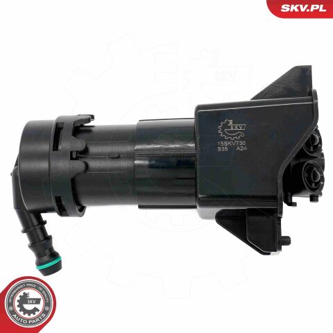 Форсунка подачі води для миття, система очищення фар