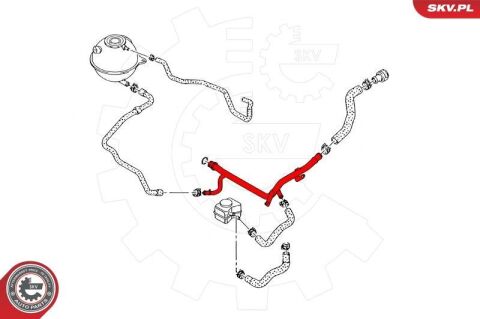 Трубка охлаждающей жидкости